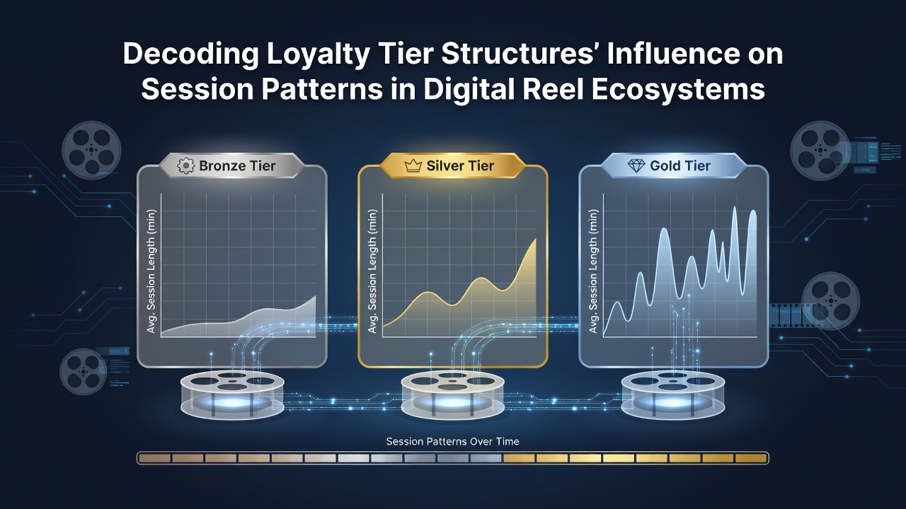 Loyalty tier structures influencing session patterns in digital reel ecosystems