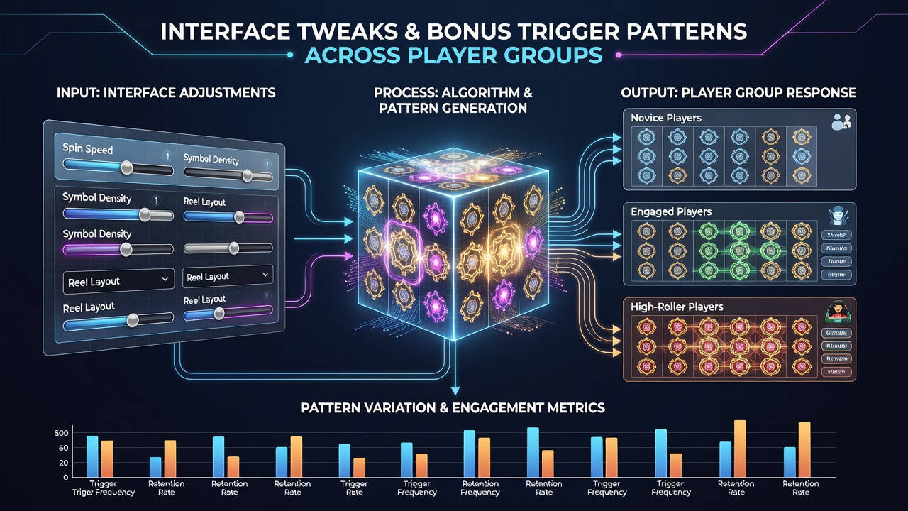 Split-screen comparison of two digital reel interfaces highlighting differences in animation timing and bonus meter placement