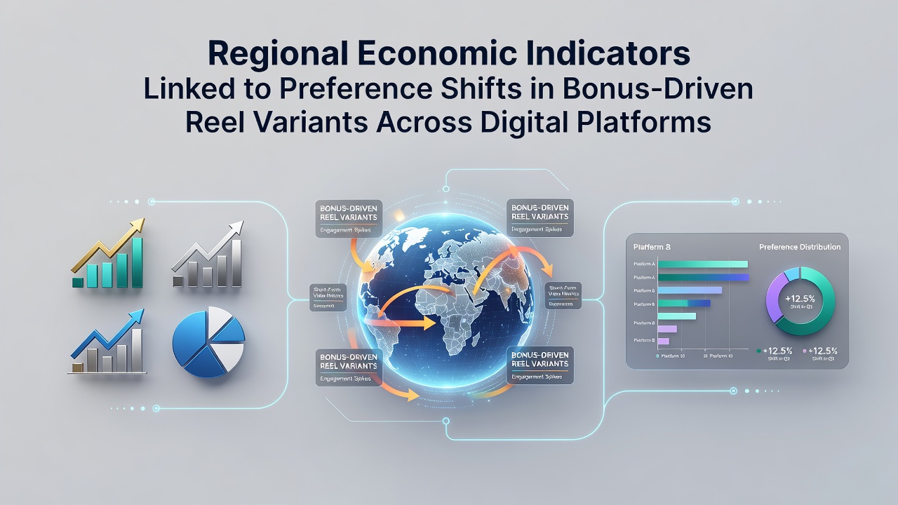 Regional economic data charts overlaid with digital slot interface elements showing bonus reel variants