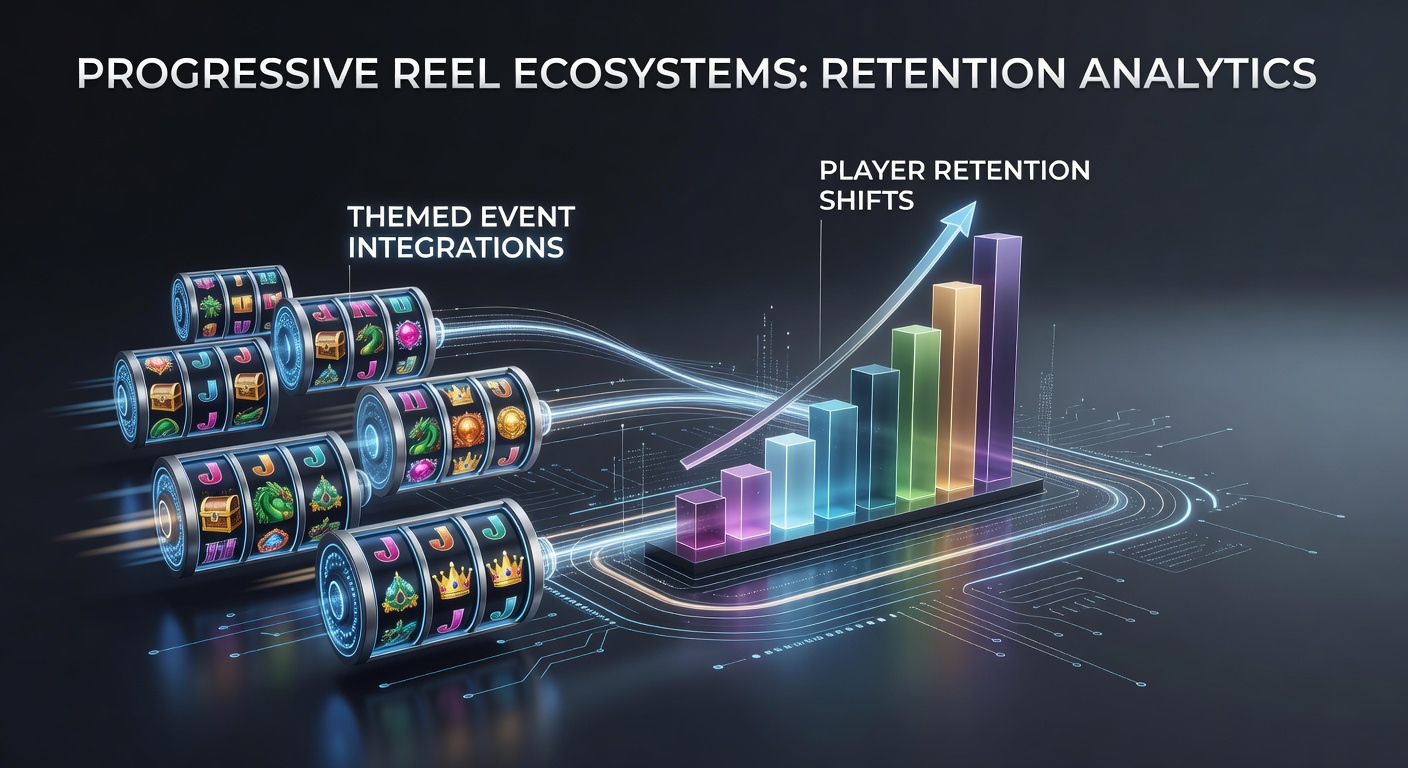 Progressive reel slot interface displaying integrated themed event elements during active gameplay