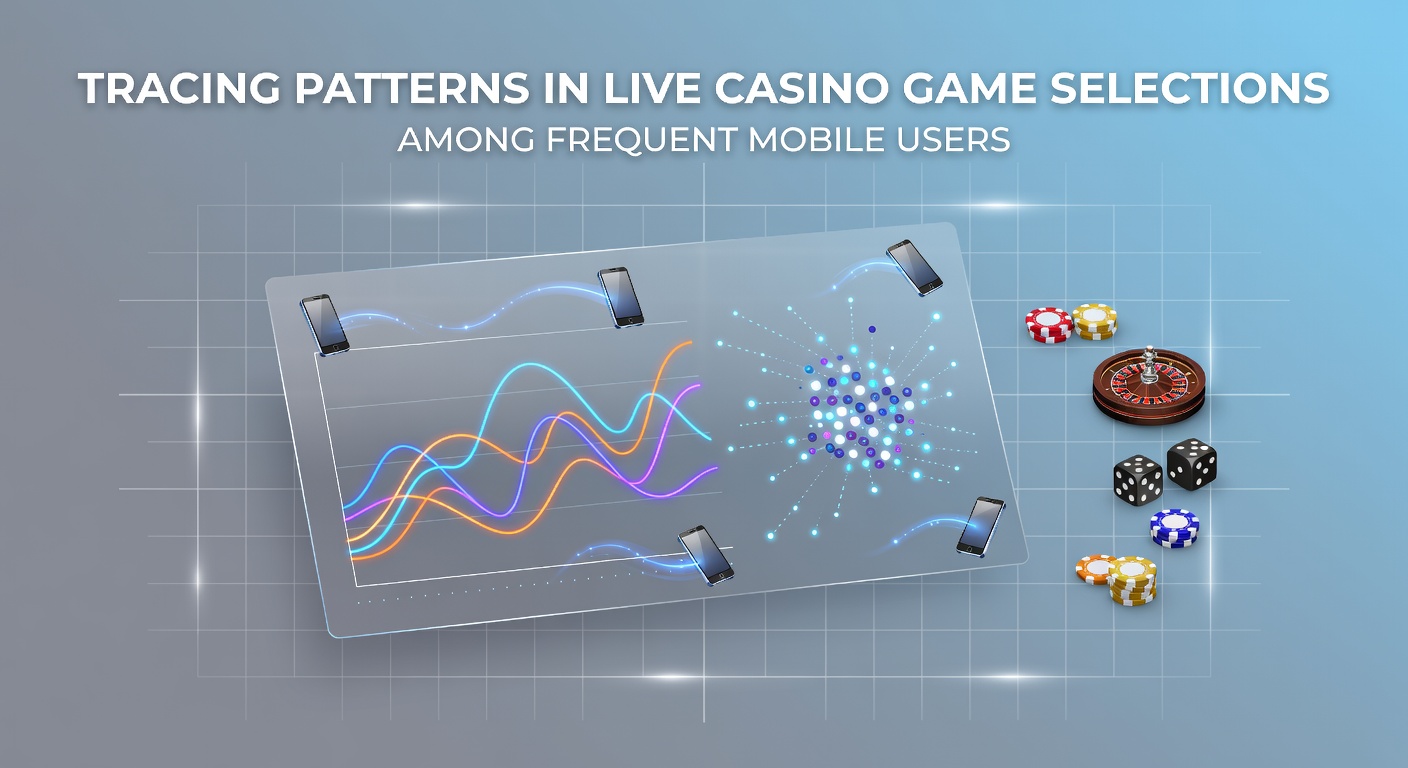 Mobile users selecting live casino games on smartphones showing interface patterns